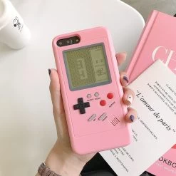 Retro Gameboy Phone Case For IPhone -Kawaii Fashion Shop Retro Tetris Gameboy Phone Case for Apple iPhone 13 12 11 Pro 6 7 8 Plus 4