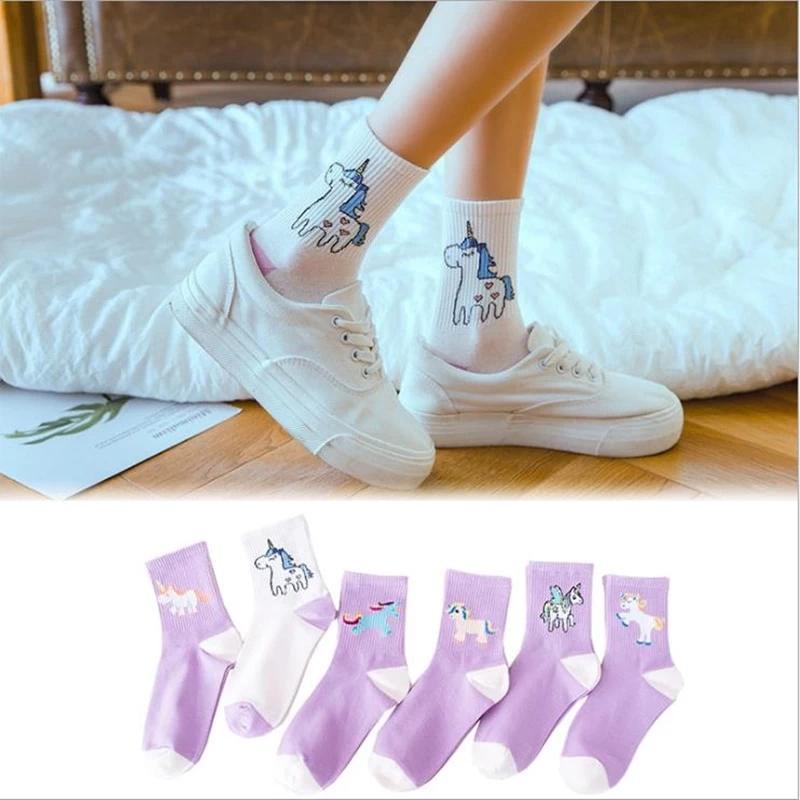 Kawaii Unicorn Socks 3 Kawaii Unicorn Socks