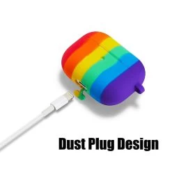 Kawaii Rainbow AirPods & AirPods Pro Case -Kawaii Fashion Shop Silicone Soft Protect Cover For AirPods Case Fashion Cute Rainbow Earphone Case For AirPods 2 3 4