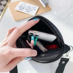 Spirited Away No Face Shoulder Bag -Kawaii Fashion Shop Sinocom Handa Japan Anime Faceless Spirited Away Bag No Face Man Bag Phone Bag Case for 4