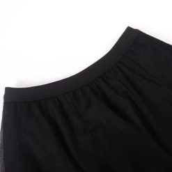 Kawaii Mesh Pleated Mini Skirt -Kawaii Fashion Shop Skirts Women Mini Ball Gown Solid Simple High Waist Korean Style Elegant Vintage Novelty Womens Leisure 4