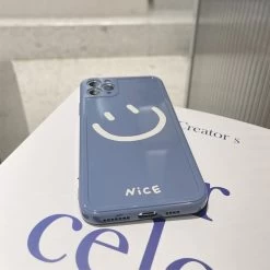 Solid Color Smiley IPhone Case 13 Solid Color Smiley IPhone Case -Kawaii Fashion Shop Solid Color Smiley Print Phone Case For iPhone 13 12 11 Pro Xs Max X Xr 5