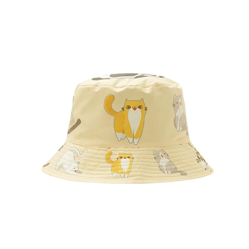 Cute Cats Theme Bucket Hat 7 Cute Cats Theme Bucket Hat - Image 5