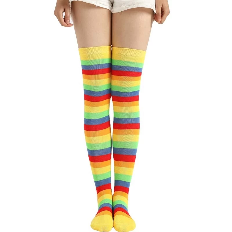 Rainbow Stripe Knee High Socks 8 Rainbow Stripe Knee High Socks - Image 6