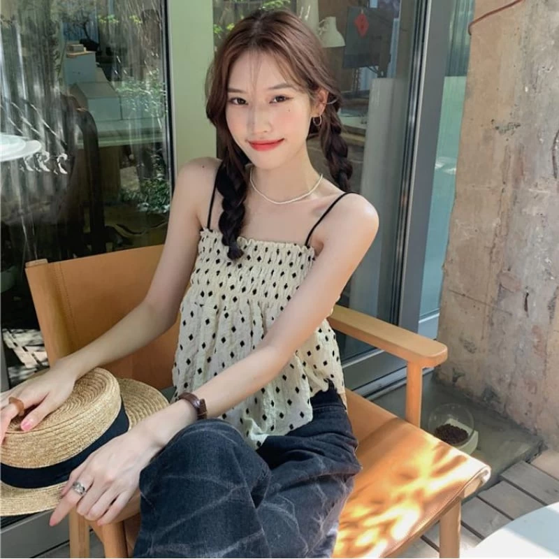 Kawaii Dot Tank Top 4 Kawaii Dot Tank Top - Image 2