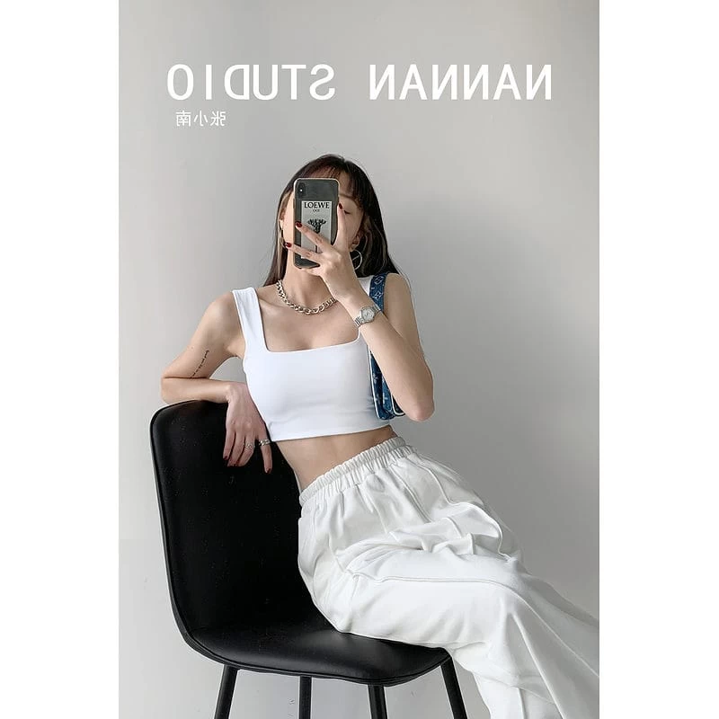 Crop Top With Square Neckline 4 Crop Top With Square Neckline - Image 2