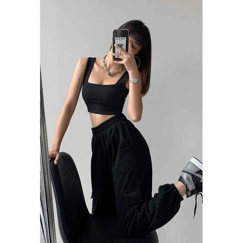 Crop Top With Square Neckline 5 Crop Top With Square Neckline - Image 3