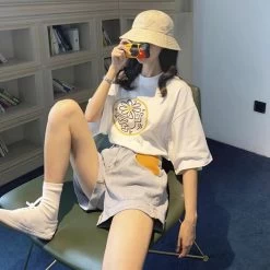 Summer Denim High Waist Shorts -Kawaii Fashion Shop Summer Denim High Waist Shorts 2