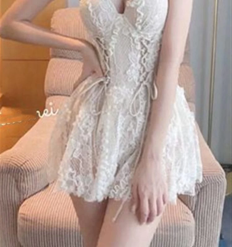 Elegant Fairy Lace One-piece Swimsuit 3 Elegant Fairy Lace One-piece Swimsuit