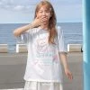 Summer Soft Girl Style Cartoon Cat Print T-shirt -Kawaii Fashion Shop Summer Soft Girl Style Cartoon Cat Print T shirt 4
