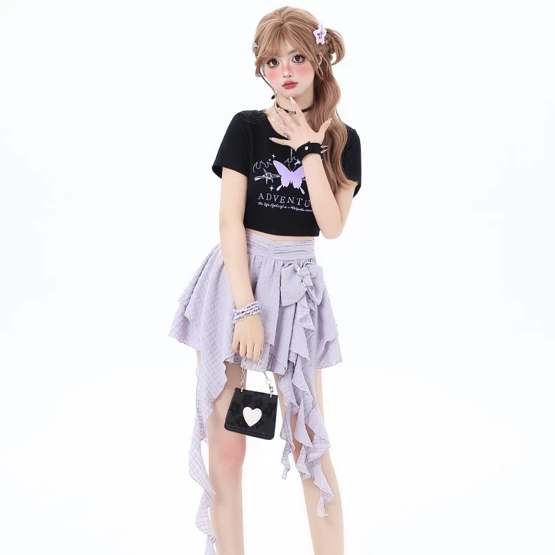 Summer Sweet Ballet Style Irregular Skirt 4 Summer Sweet Ballet Style Irregular Skirt - Image 2