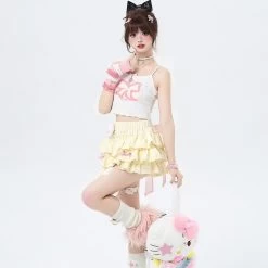 Summer Sweet Dopamine Style Slim-fit Vest