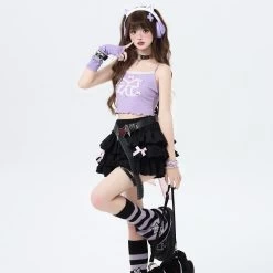 Summer Sweet Dopamine Style Slim-fit Vest -Kawaii Fashion Shop Summer Sweet Dopamine Style Slim fit Vest 5