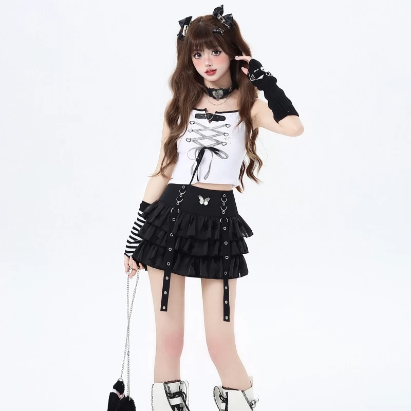 Summer Sweet Girl Y2K Style Tulle Skirt 8 Summer Sweet Girl Y2K Style Tulle Skirt - Image 6