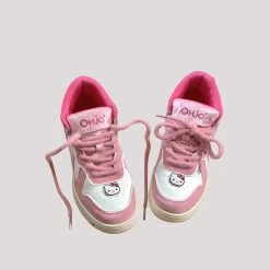 Summer Sweet Pink All-match High-top Sneakers -Kawaii Fashion Shop Summer Sweet Pink All match High top Sneakers 2