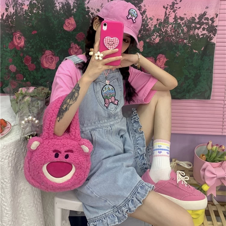 Summer Sweet Soft Girl Style Denim Overalls 8 Summer Sweet Soft Girl Style Denim Overalls - Image 6