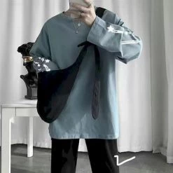 Fluorescent Long-sleeved T-shirt -Kawaii Fashion Shop Super Fire Autumn Night Will Glow Clothes Loose T shirt Women s Long sleeved Personality 5