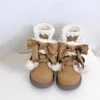 Sweet And Cute Round Toe Plush Snow Boots -Kawaii Fashion Shop Sweet And Cute Round Toe Plush Snow Boots 5