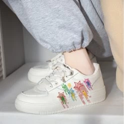 Sweet Cartoon Star Sneakers -Kawaii Fashion Shop Sweet Cartoon Star Sneakers 7