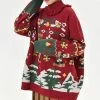 Sweet Christmas Bear Turtleneck Sweater -Kawaii Fashion Shop Sweet Christmas Bear Turtleneck Sweater 5