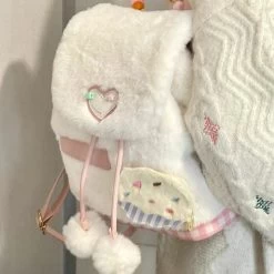 Sweet Girly Style Plush Backpack -Kawaii Fashion Shop Sweet Girly Style Plush Backpack 5