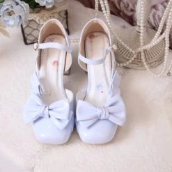 Sweet High-Heeled Heart Hollow Lolita Sandals -Kawaii Fashion Shop Sweet High Heeled Heart Hollow Lolita Sandals 15