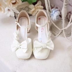 Sweet High-Heeled Heart Hollow Lolita Sandals -Kawaii Fashion Shop Sweet High Heeled Heart Hollow Lolita Sandals 20