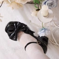 Sweet High-Heeled Heart Hollow Lolita Sandals -Kawaii Fashion Shop Sweet High Heeled Heart Hollow Lolita Sandals 4