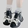 Sweet Lolita Style Plush Winter Snow Boots -Kawaii Fashion Shop Sweet Lolita Style Plush Winter Snow Boots 8
