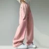 Sweet Pink Hello Kitty Print Wide Leg Pants -Kawaii Fashion Shop Sweet Pink Hello Kitty Print Wide Leg Pants 6