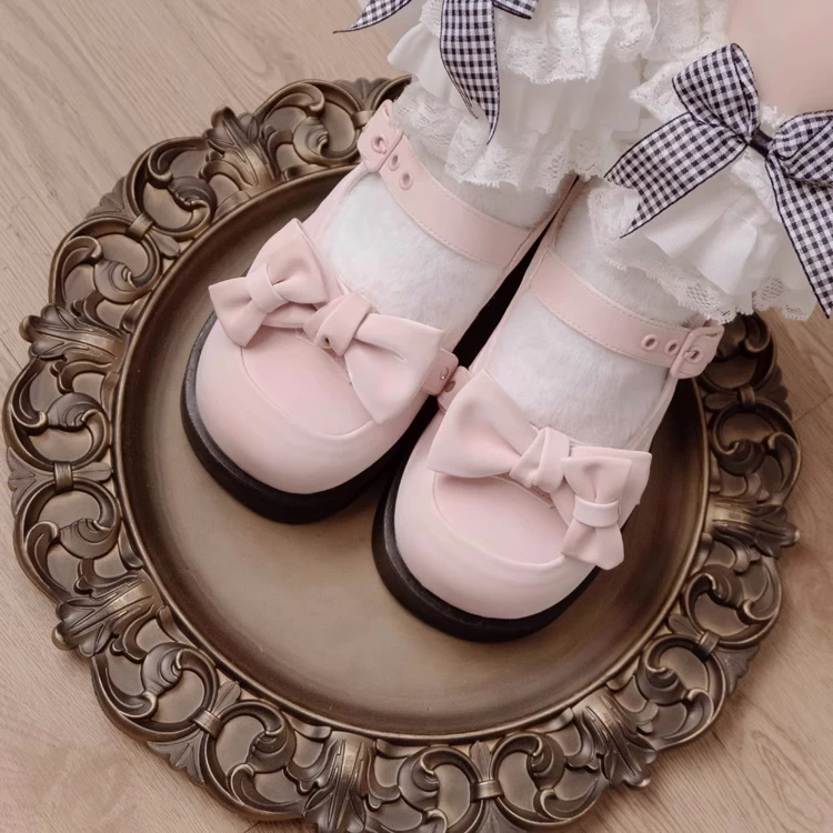 Sweet Round Toe With Bow Lolita Shoes 13 Sweet Round Toe With Bow Lolita Shoes - Image 11