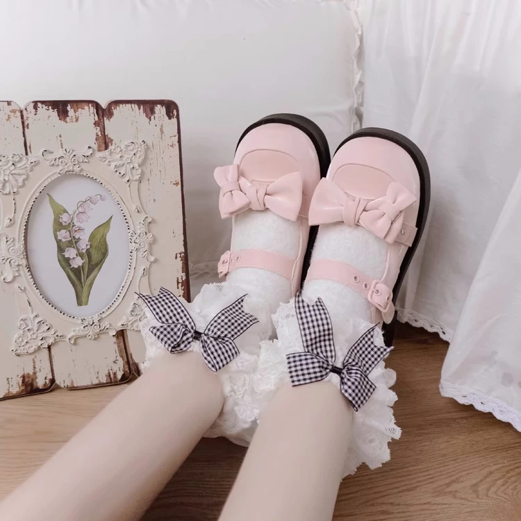Sweet Round Toe With Bow Lolita Shoes 5 Sweet Round Toe With Bow Lolita Shoes - Image 3