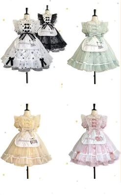 Sweet Style Sanrio Character Print Lolita Skirt Set 25 Sweet Style Sanrio Character Print Lolita Skirt Set -Kawaii Fashion Shop Sweet Style Sanrio Character Print Lolita Skirt Set 1