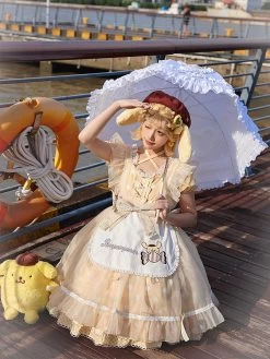 Sweet Style Sanrio Character Print Lolita Skirt Set 23 Sweet Style Sanrio Character Print Lolita Skirt Set -Kawaii Fashion Shop Sweet Style Sanrio Character Print Lolita Skirt Set 17