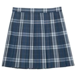 Sweet Summer Dark Blue Plaid Print High Waist JK Skirt -Kawaii Fashion Shop Sweet Summer Dark Blue Plaid Print High Waist JK Skirt 1
