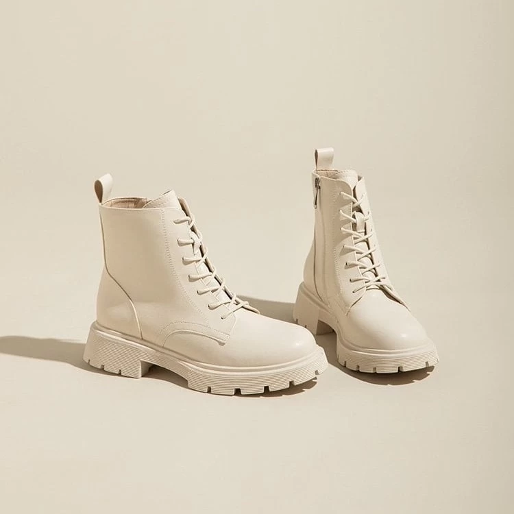 Thick-Soled British Style Short Boots 3 Thick-Soled British Style Short Boots