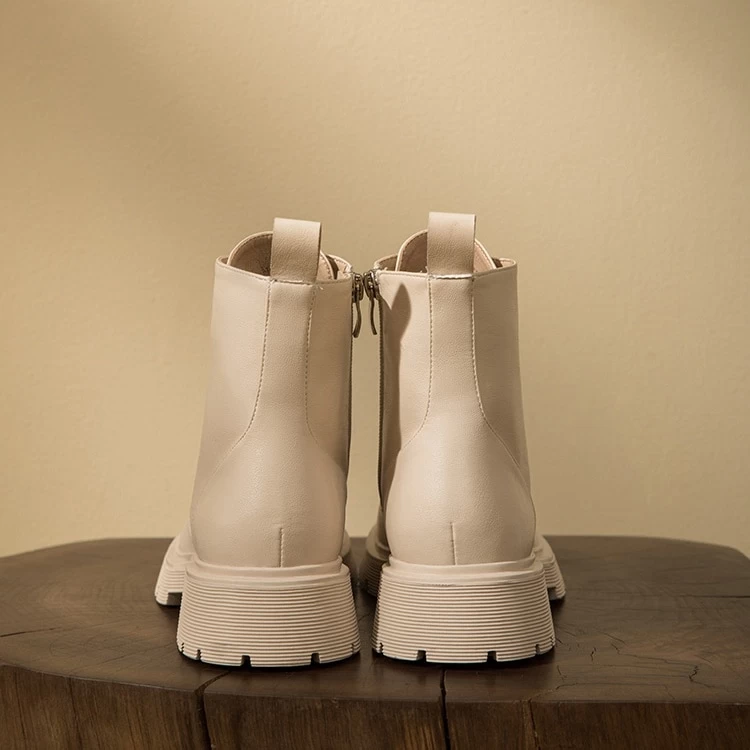 Thick-Soled British Style Short Boots 5 Thick-Soled British Style Short Boots - Image 3