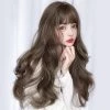 Kawaii Big Wave Hairstyle Role Play Wig -Kawaii Fashion Shop Wig Female Long Hair Natural Full Hair Set Curly Hair Big Wave Hairstyle Role Play With