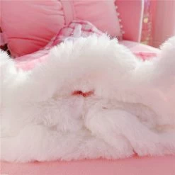 Kawaii Lolita Pleated Mini Skirt -Kawaii Fashion Shop Winter Kawaii Pleated Mini Skirt Women Korean Fashion Plaid Cute Lace Cosplay School Gilr Lolita Female 1