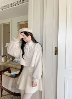 Winter Kawaii Sweet Mini Skirt -Kawaii Fashion Shop Winter Kawaii Sweet Mini Skirt 5