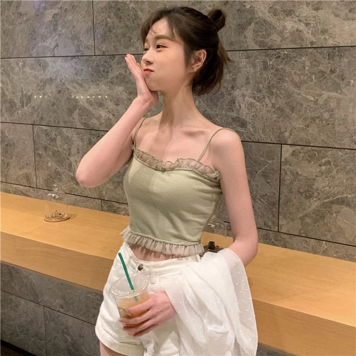 Harajuku Back Drawstring Crop Top 7 Harajuku Back Drawstring Crop Top - Image 5