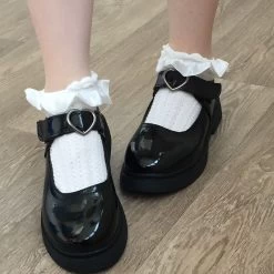 Cute Ruffle Lace Socks -Kawaii Fashion Shop Women Cute Socks Ruffle Socks Lolita Short Kawaii Cosplay Costumes Accessories Nylon Lace Socks Anime Cartoon 2