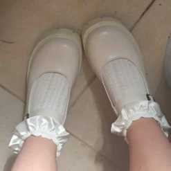 Cute Ruffle Lace Socks -Kawaii Fashion Shop Women Cute Socks Ruffle Socks Lolita Short Kawaii Cosplay Costumes Accessories Nylon Lace Socks Anime Cartoon 3