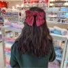Kawaii Bowknot Hair Accessories -Kawaii Fashion Shop Women Girl Big Bow knot Tie Barrette Hair clips Hairpins Bands Fabric Fashion Korean Lady Head