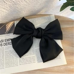 Kawaii Bowknot Hair Accessories -Kawaii Fashion Shop Women Girl Big Bow knot Tie Barrette Hair clips Hairpins Bands Fabric Fashion Korean Lady Head 3