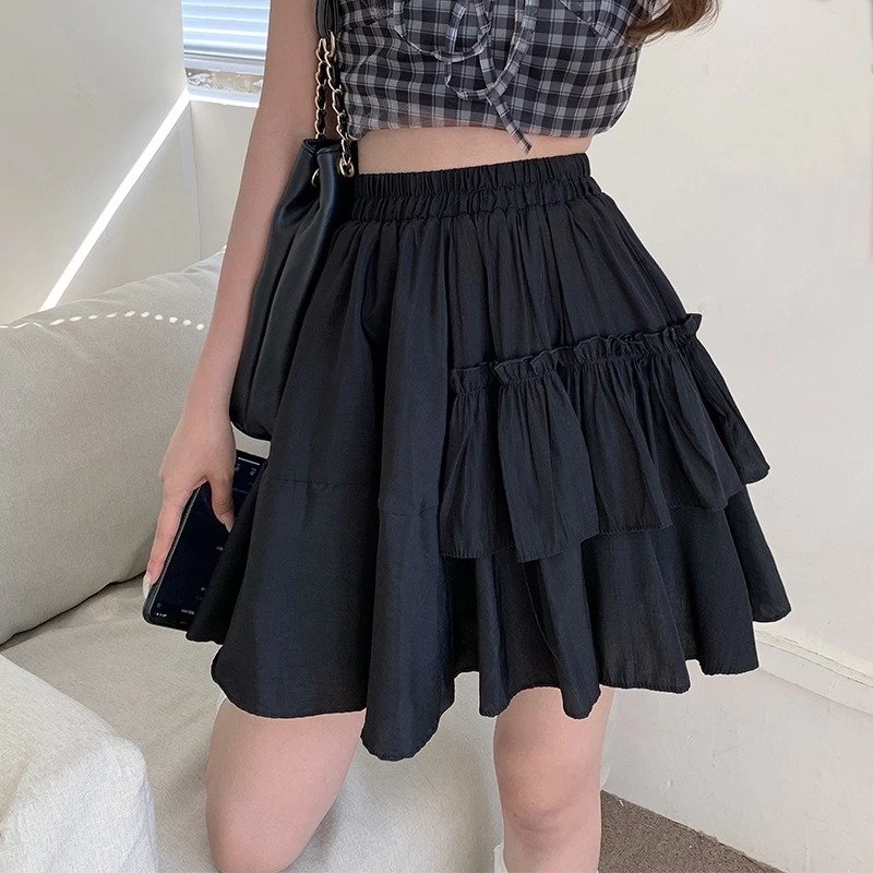 Harajuku High-waisted Layered Skirt 5 Harajuku High-waisted Layered Skirt - Image 3