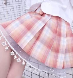 Kawaii Planetary Petticoat -Kawaii Fashion Shop Women s Jk Anti glare Lace Rainbow Star Pumpkin Boneless Summer Thin Short Skirt Pants 3