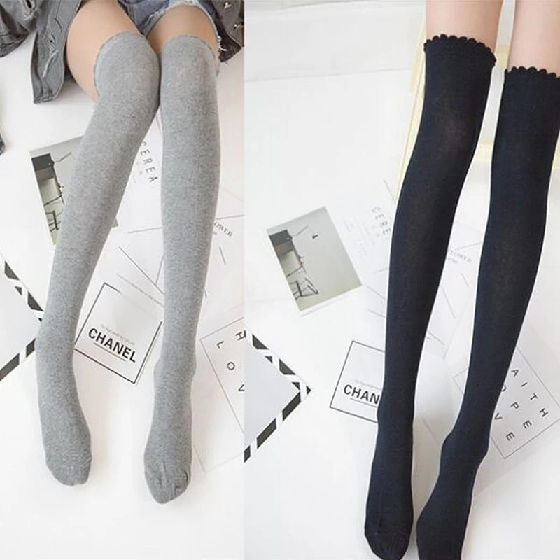 Overknee Stocking Socks 8 Colours 4 Overknee Stocking Socks 8 Colours - Image 2