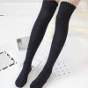 Overknee Stocking Socks 8 Colours 2 Overknee Stocking Socks 8 Colours -Kawaii Fashion Shop Women s Overknee Socks Stockings solid color Lolita dress socks B418