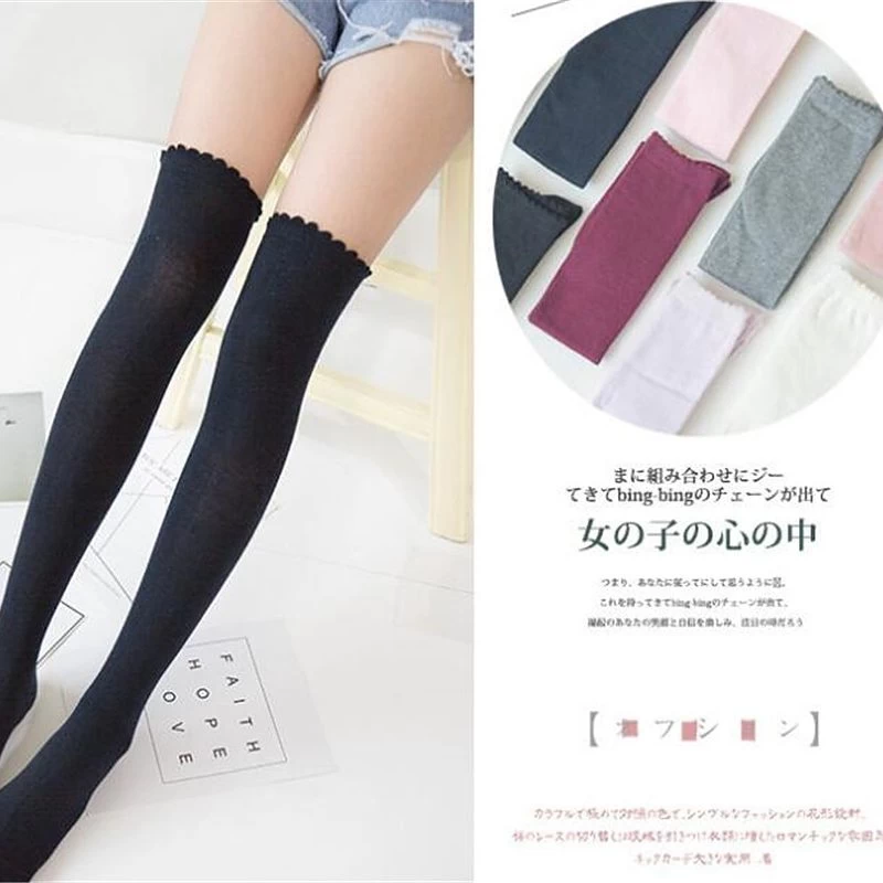 Overknee Stocking Socks 8 Colours 5 Overknee Stocking Socks 8 Colours - Image 3